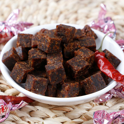 Youjia You 90g Beef Granules Sichuan Flavor Independent Packaging Leisure Snack Box Spicy Five-Spice Beef Jerky Granules