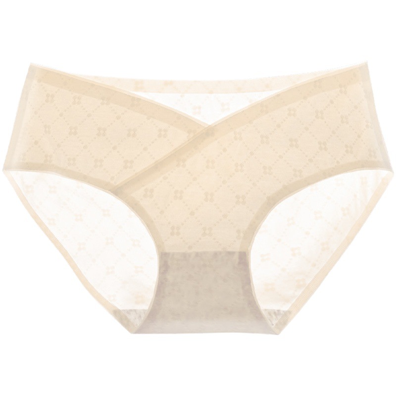 Ropa interior de mujer embarazada algodón de mujer entrepierna antibacteriana verano embarazada delgada temprana, media y tardía talla grande ropa interior de algodón de cintura baja sin costuras