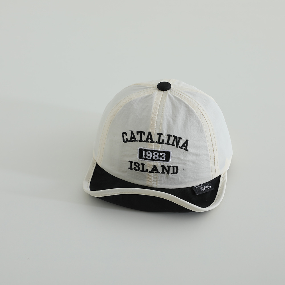 Sombreros para bebés primavera y verano nuevos sombreros de secado rápido sombreros de protección solar sombreros de lengua de pato sombreros de béisbol para bebés con bordes blandos