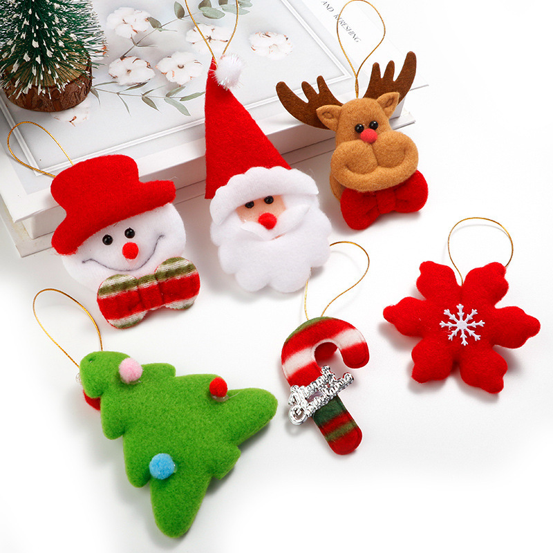 Colgante de tela de Navidad, ciervo viejo, árbol de Navidad, más paquetes, decoraciones de Navidad, hotel, centro comercial, vestido de vacaciones