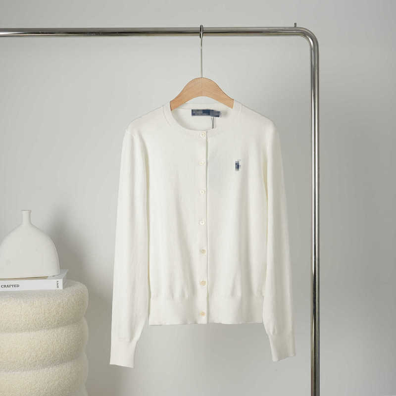 Ralph Lauren Classic Embroidered Pony Women's Crew Neck Knit Cardigan Slim Fit Everyday Top Cardigan Ralph Lauren Classic Embroidered Pony Women's Crew Neck Knit Cardigan Slim Fit Everyday Top Cardigan
