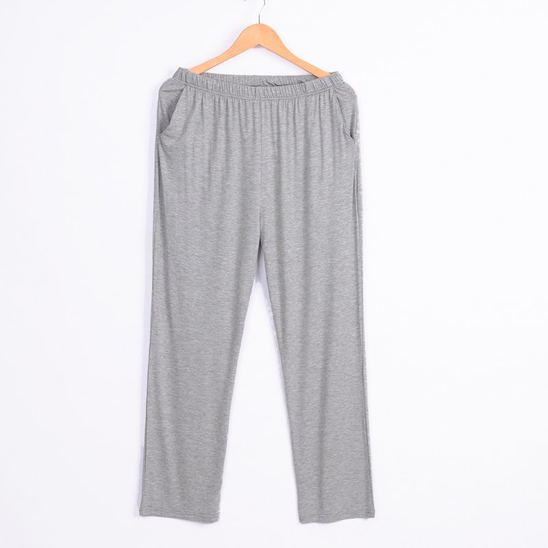 modal Pajamas men and women trousers Couple pants Mosquito control Thin section air conditioner Easy Large Pajamas men and women trousers