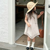 Skirt, dress with sleeves sleevless, small princess costume, summer clothing, for 3-8 years old