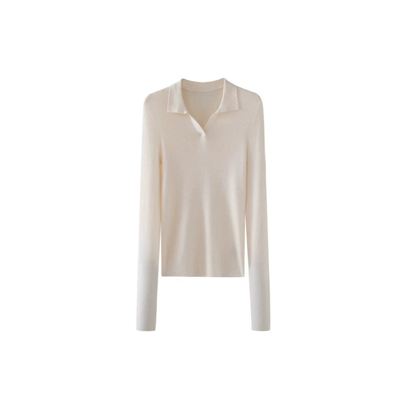 2026 Autumn and Winter New Yangzi Yarn Fine-Spun Wool Sweater for Women, 100% Pure Wool Knitted Base Sweater, Machine Washable