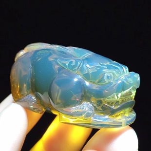 20-30g Boutique Pixiu Mexico Lamper Master Carving Three-dimensional Handmade with Famous Teacher Collection Certificate