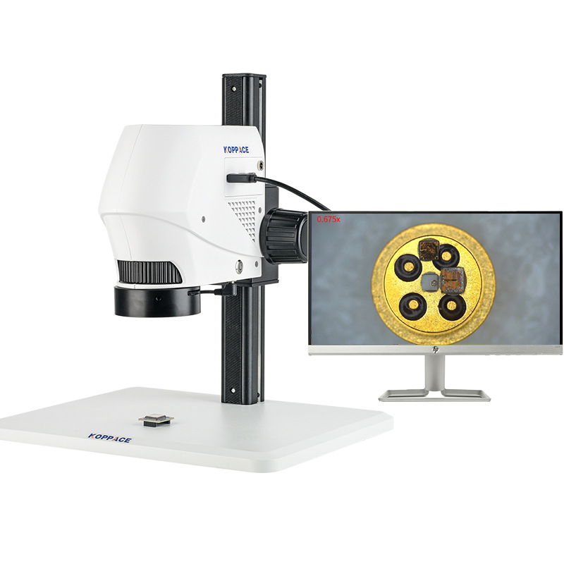 批发 18X-150X连续变倍 一体式电子显微镜 实时测量拍照同屏对比
