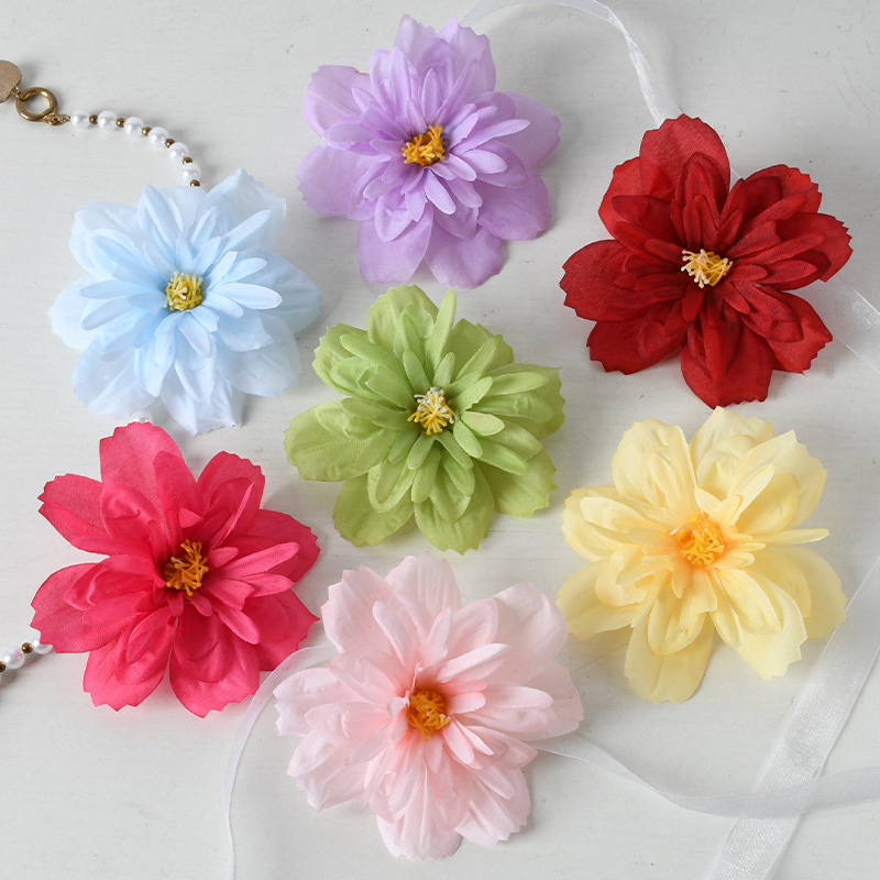 Simulación de flores felices flores