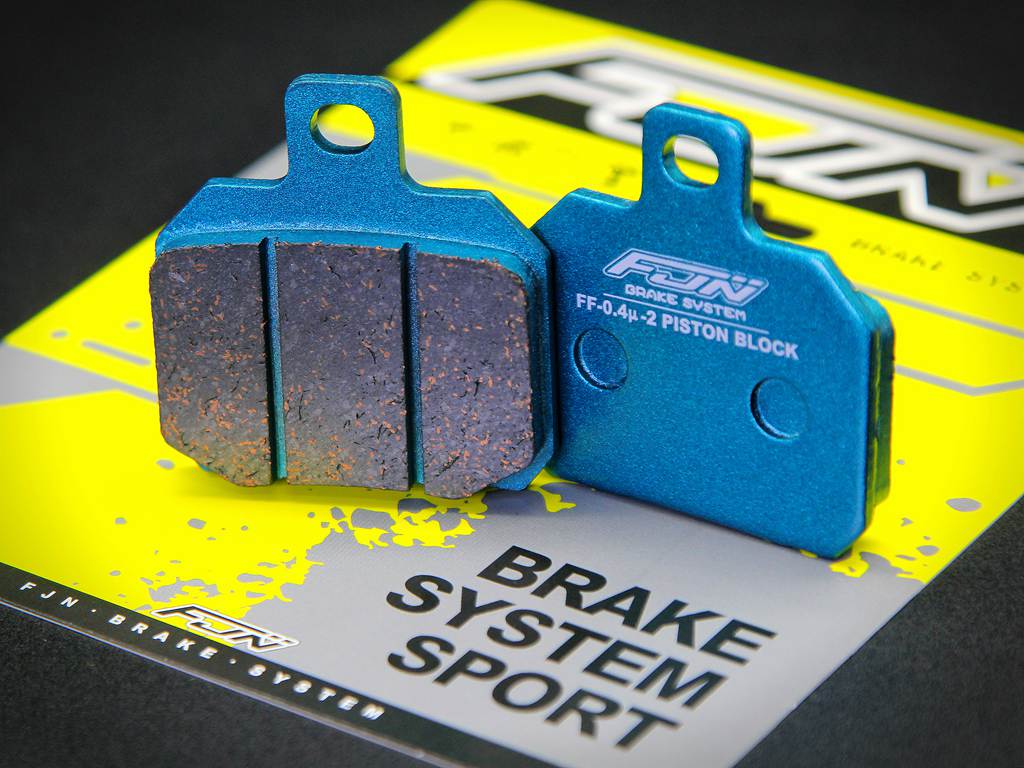 FJN metal semi-ceramic small crab brake pads 9GA FR6 GP4 for modification of four-piston radial calipers