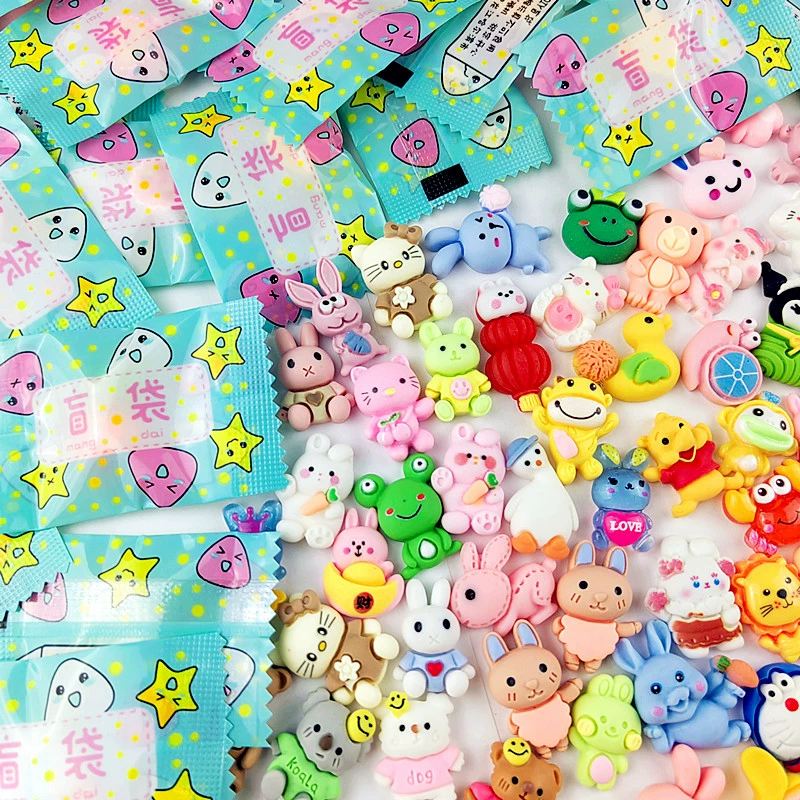 Слепая сумка для животных Моделирование мультфильма Миниатюрная игрушка мини-магазин на вынос Подарки Маленькое животное Слепая коробка оптом