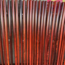 小叶紫檀原木老料高油高密秒沉水玻璃底武术棍