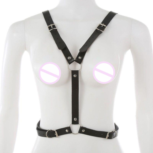 Harajuku Women's Punk Style Party Clothing Leather Wings Coat Rivet Women's Decorative Supplies SM Sex Toys Wholesale 