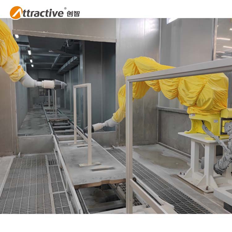 【广东创智】家具UV涂装生产线 自动化喷漆流水线设备厂家 打磨房