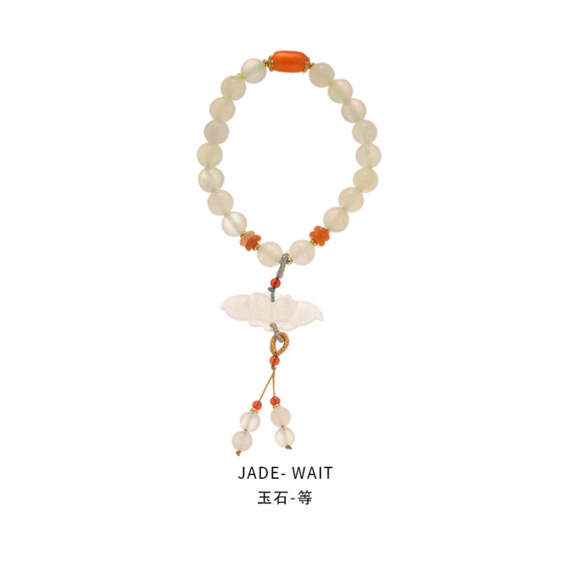 晗珞~猫眼石淡水珍珠弹力手链轻奢高级感百搭手串通勤时尚手饰女|undefined