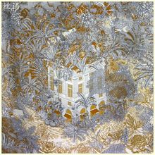 双面异色手卷边70cm方巾合集真丝羊毛百搭桑蚕丝羊毛围巾丝巾女