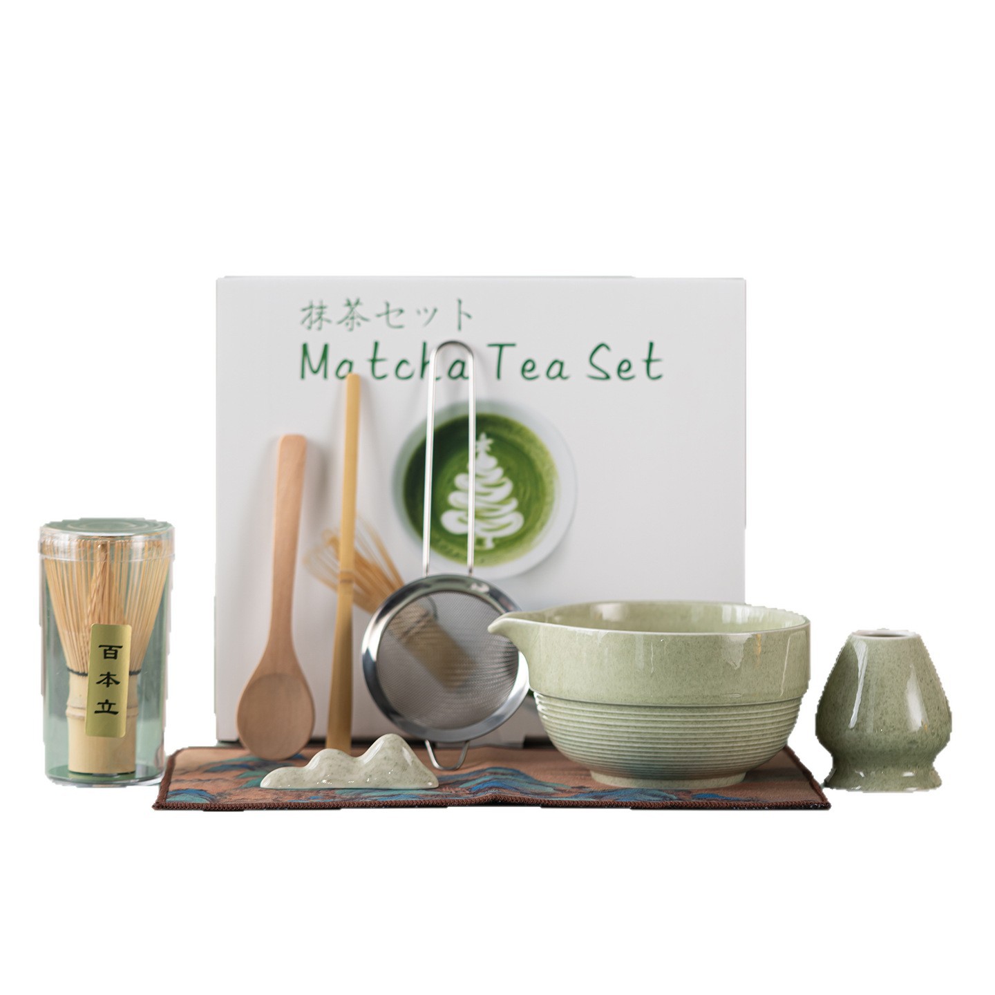 Matcha set set set matcha set de cuatro piezas set de ocho piezas Amazon pop pop japonés taza de té 100 tazas matcha set