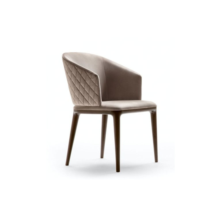 Mesa de comedor de hotel de caja de madera maciza cadena de restaurantes occidentales diseñadores de estilo antiguo asiento de tela de caña