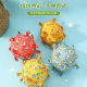 Dog toys bite not bad bell sound plush toy ball golden hair Corgi interactive relief toy manufacturers wholesale