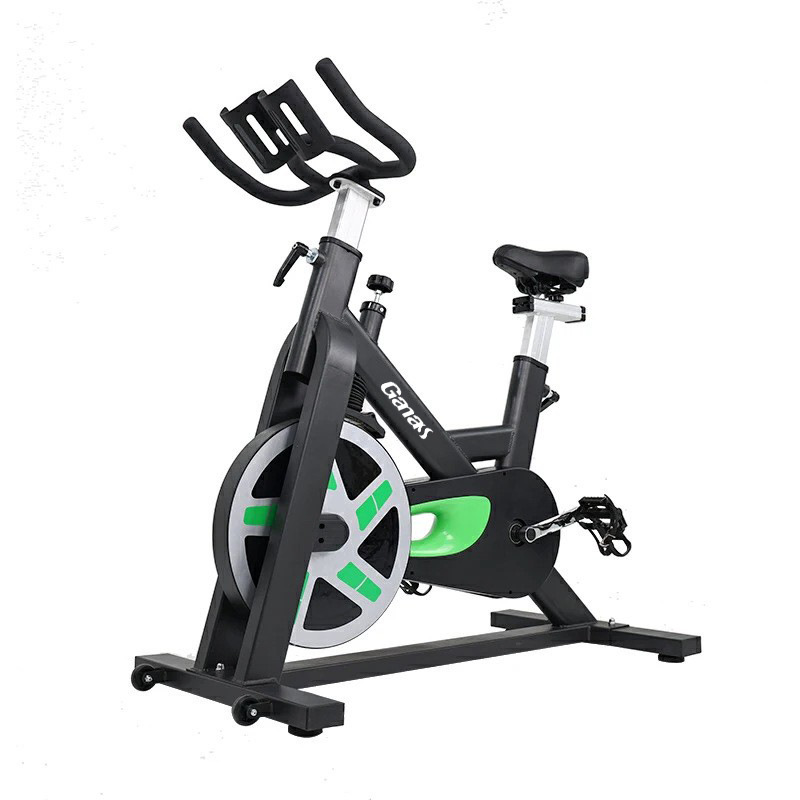 Bicicleta estática silenciosa comercial para interiores, equipo de fitness con velocidades ajustables, bicicleta de ejercicio para gimnasio, bicicleta aeróbica.