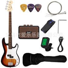 跨境热卖ST低音吉他四弦电贝司套装初学入门专业演出4弦贝司bass