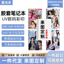 跨境一件代发胶套笔记本jitpod来图定制国潮文创高颜值记事记录本