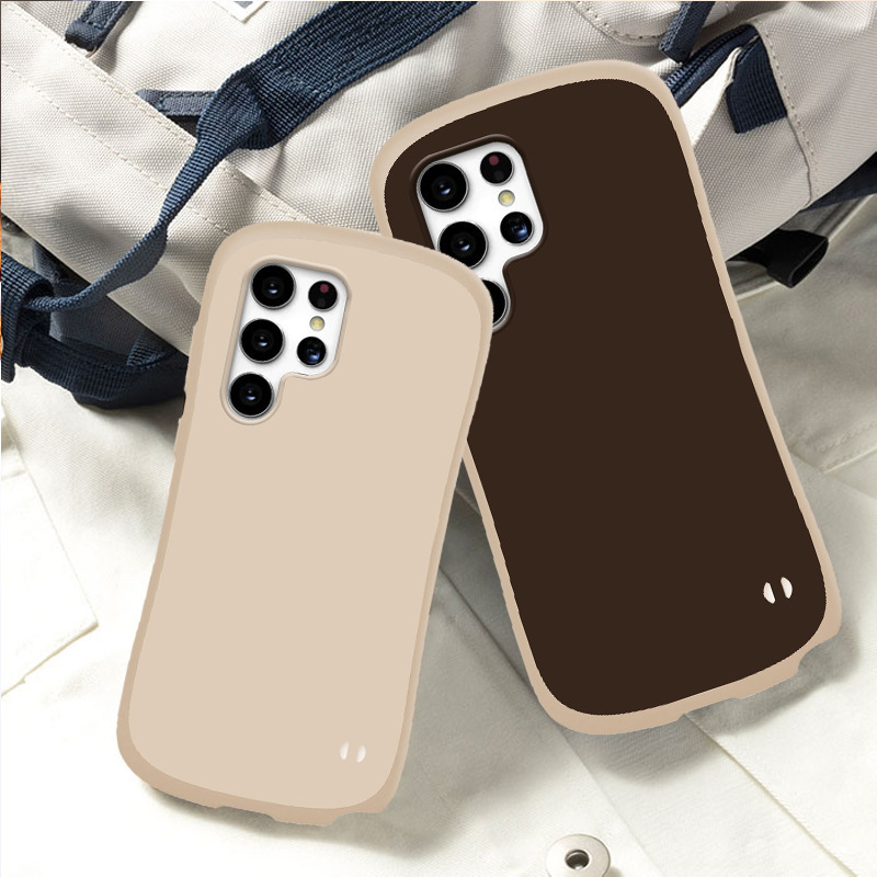 Samsung S23 Phone Case S24 Anti-Drop Silicone S22 Matte S26 Manufacturer In-Stock Suitable for Cross-Border New Light Luxury Style