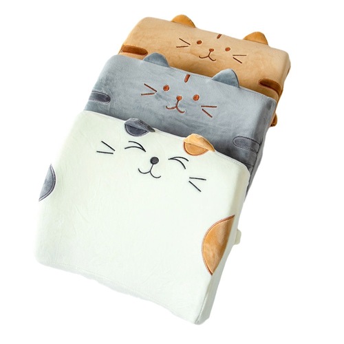 Cute Cartoon Cat Memory Foam Waist Support Office Waist Support Cushion Lumbar Pillow Company Birthday Gift Directly from the Manufacturer