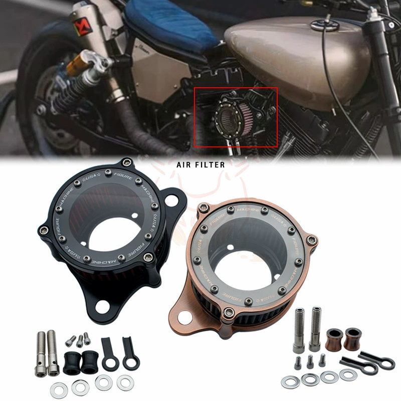 Аксессуары для модификации мотоцикла Harley XL883/1200 X48 HaLei модифицированный прозрачный воздушный фильтр с ЧПУ в стиле ретро
