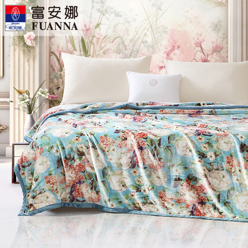 Fuanna doble capa rasher manta sofá manta almuerzo manta colchón manta invierno cálido lavable Manta