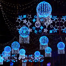 源頭廠家LED發光圓球造型燈 藝術造型燈 LED過街裝飾彩燈圖案燈