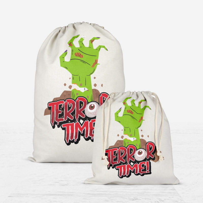 Transfronteriza nueva bolsa de dulces de Halloween Impresión de dibujos animados partido accesorios de juguete suministros decoración decoraciones