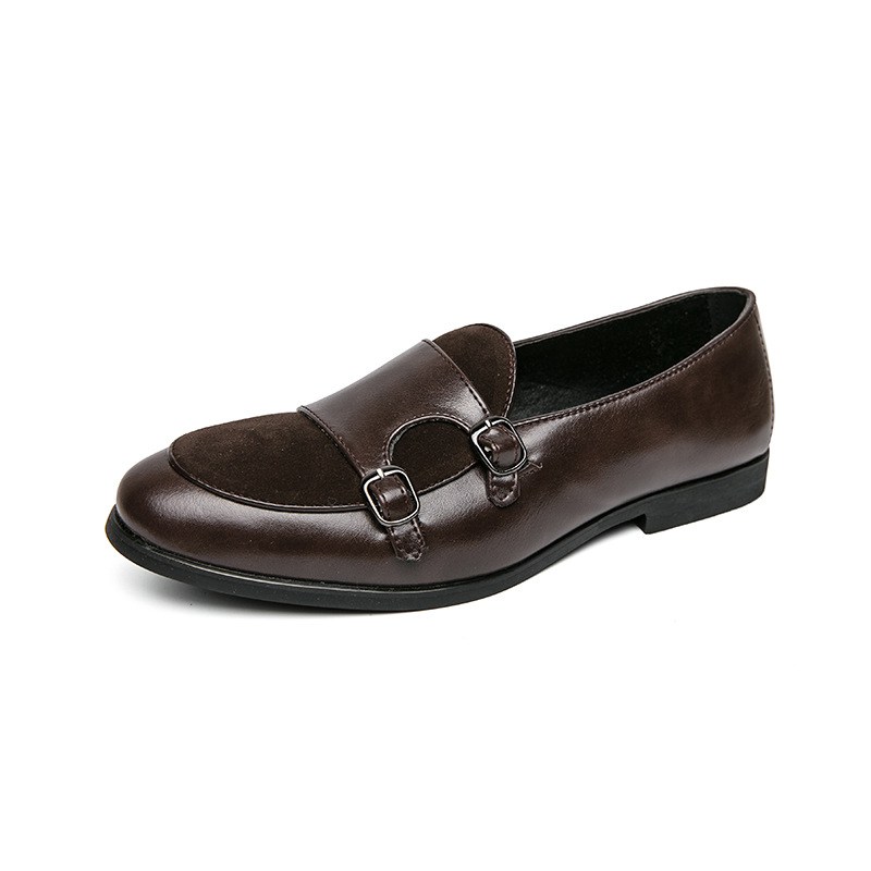 Transfronterizos zapatos de cuero de alto nivel bajo 2022 primavera y otoño nuevos zapatos casuales de hombre de punta británicos, zapatos de base suave. image 8