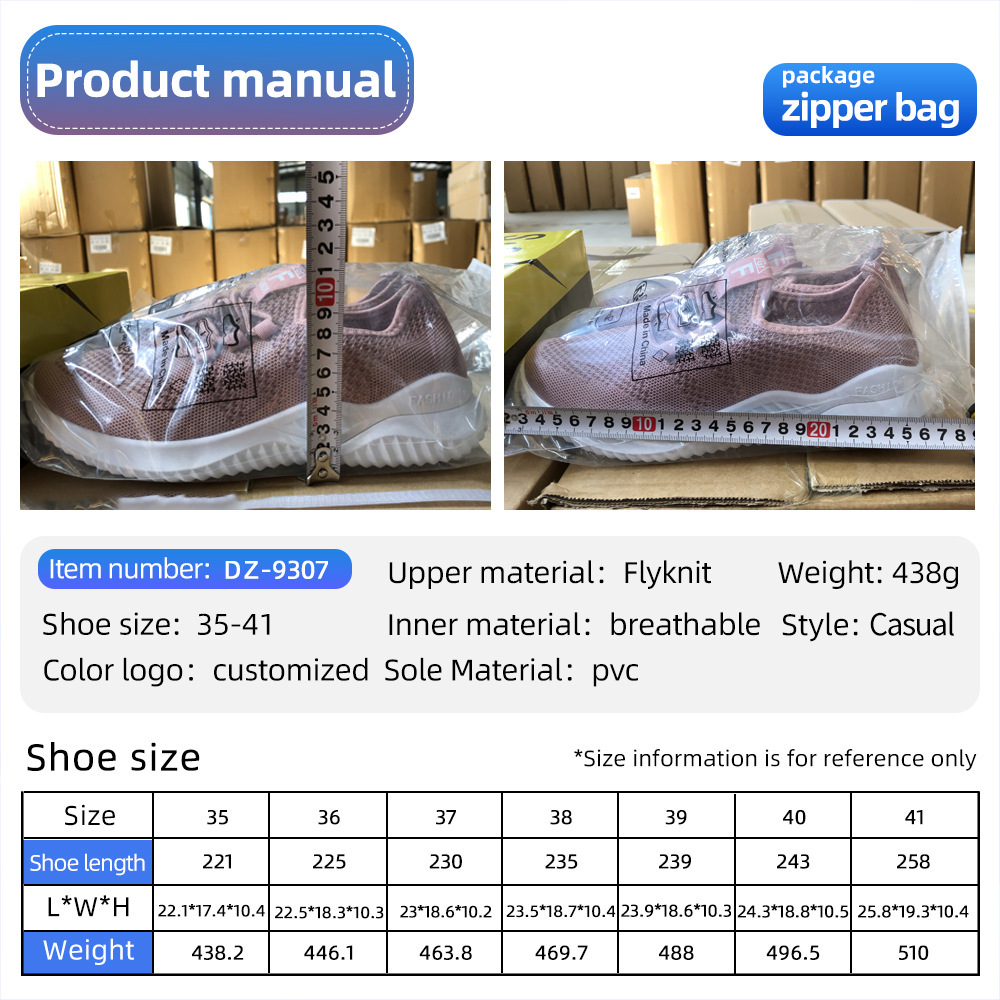 Zapatos de mujer, zapatillas deportivas de moda casual de alta gama para primavera, transpirables, de suela blanda y tejido ligero.