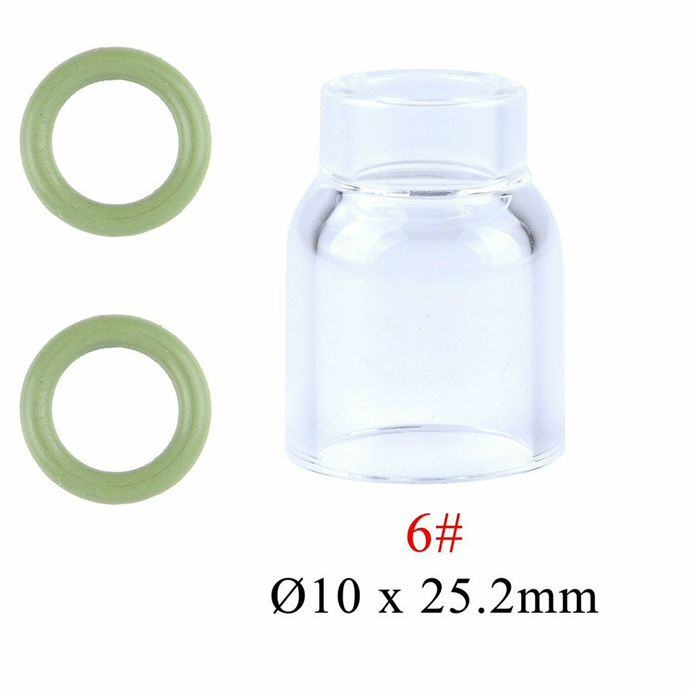 [Специальная трансграничная электронная коммерция] Набор аксессуаров для аргонодуговой сварки, устойчивая к высоким температурам кварцевая чашка 6. #