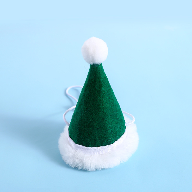180g Weight Costume Props Event & Party Supplies Pet Hat Type Of Pet Supplies 1 Piece Quantity Daily Occasion Nonwoven Material Christmas Festival Color Block Pattern All Seasons Season Simple Style Style Simple Style Nonwoven Christmas Color Block Pet Hat 6