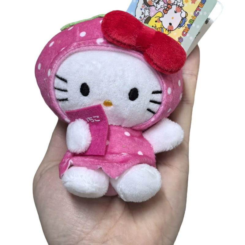 Hello kitty, клубника, милая кукла, подвеска бренда, брелок для учащихся начальной школы, новая коллекция