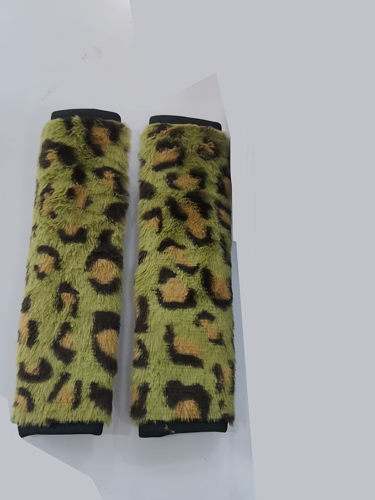 Cross-Border Amazon Hot-Selling Car Leopard Print Shoulder and Neck Protector Seatbelt Decoration Winter Warm Cover