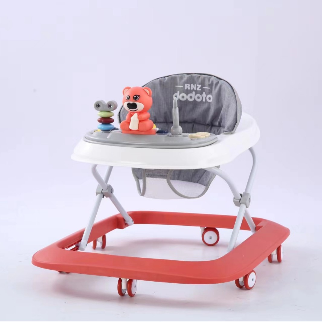 Caminata anti-O pierna bebé cochecito multifuncional anti-vuelco, el bebé puede sentarse y empujar para aprender a conducir
