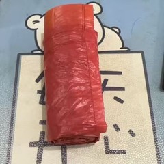 赤い縁起の良いゴミ袋除染ラジ転送ビニール袋大型厚みのある家庭用キッチンオフィスロープタイプ