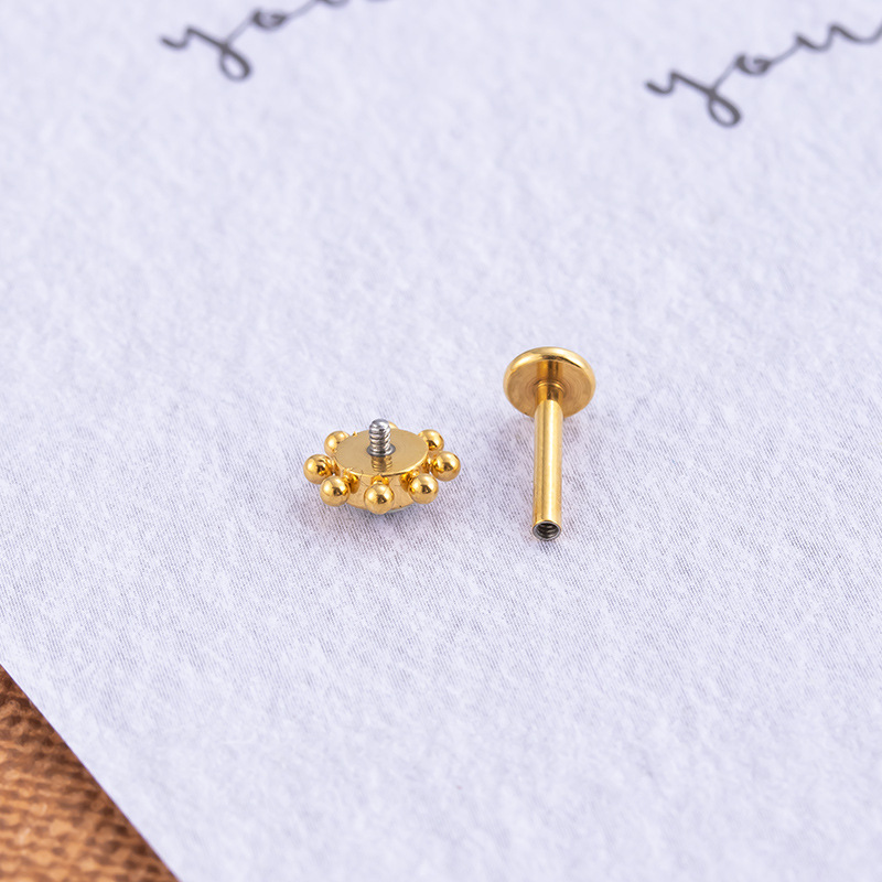 Fashion Geometric Metal Plating Zircon Ear Studs 1 Piece