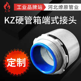 铸铝KZ硬管箱接可挠性管接头端式接头穿线电缆软管连接普利卡接头