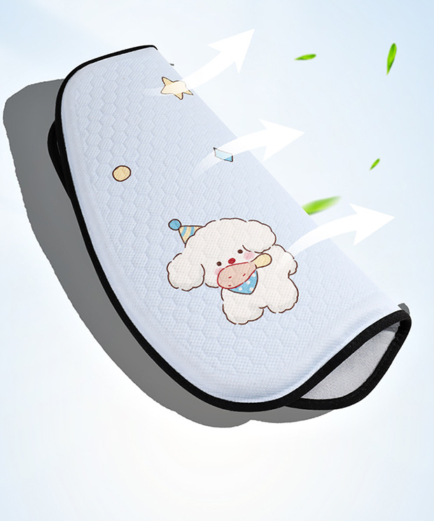 Summer Honeycomb Gel Car Seat Cushion Office Ice Silk Seat Cushion Cartoon Fat Cushion Gel Breathable Seat Cool Cushion