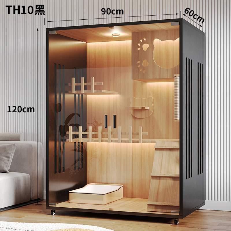 TH10:90X60X120CM은 배변 상자를 보내지 않으며 동료와 비교하여 후면 패널을 두껍게 만듭니다.