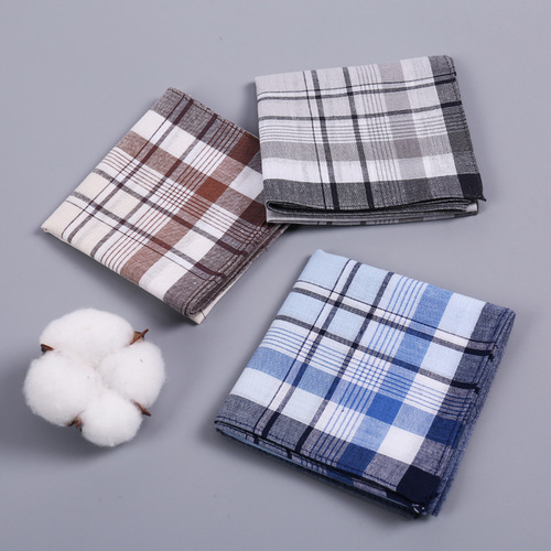New cross-border handkerchief pure cotton sweat-absorbent hand towel men's handkerchief pure cotton small towel customizable square towel handkerchief towel