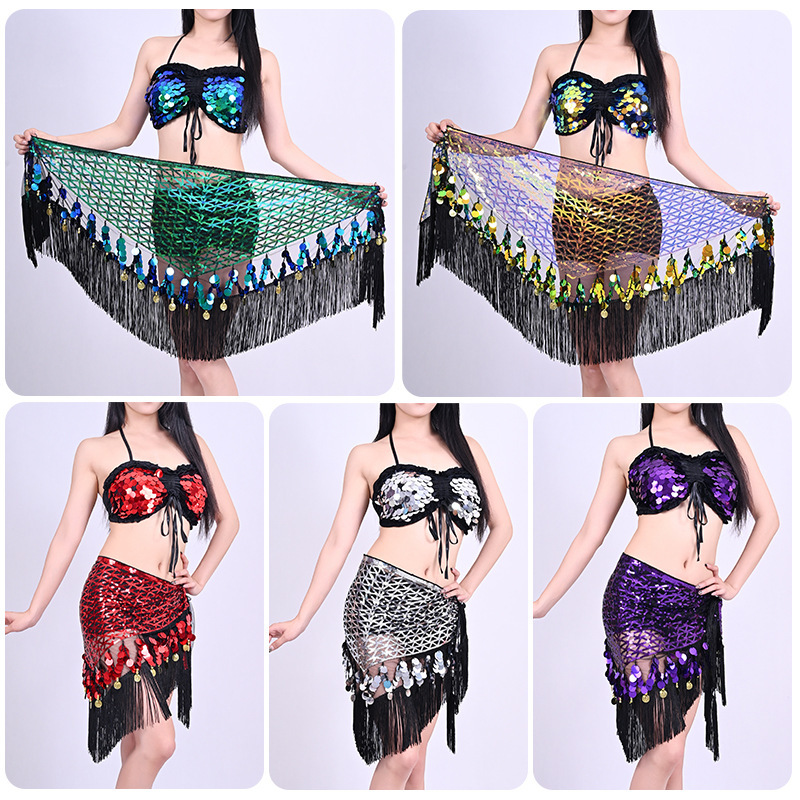 set with tassels