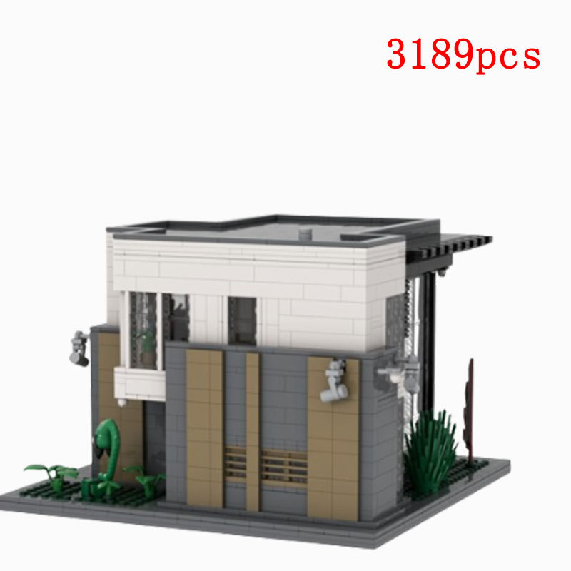 Cross-border Small Particle Assembly Building Blocks MOC-84426 Modern Street Scene Architecture Art Collector's Toy_voghion.com
