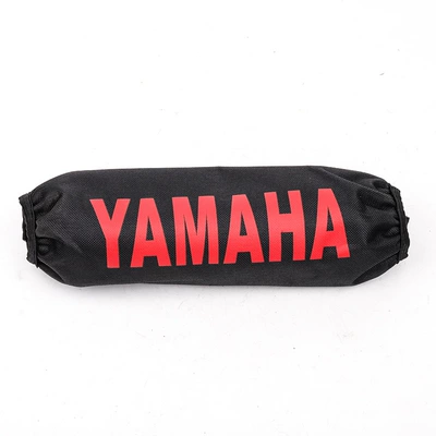 shock absorber cover, Motorcycle Safety Supplies - 26cm-long-red-tm-style-one
