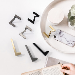 輕奢歐式衣櫃門拉手抽屜櫥櫃門把手金色黑色鋅合金創意五金拉手