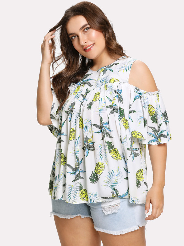 plus size summer strapless casual top  NSCX55320