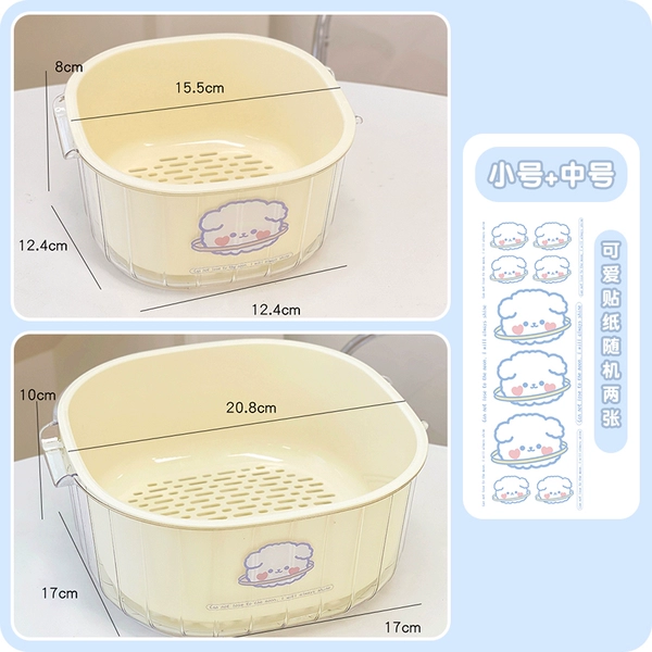 Milk yellow trumpet+milky yellow mid -size [more affordable package] Send stickers