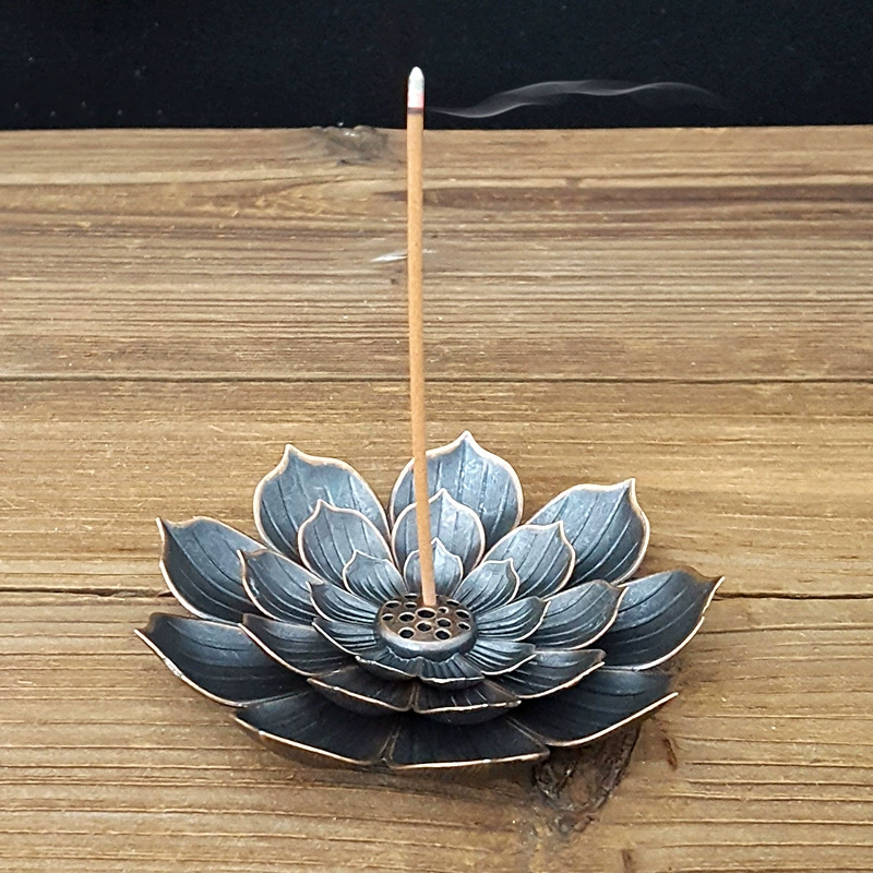 Трансграничные горячие продажи антикварной медной лотосной ароматизационной розеткой